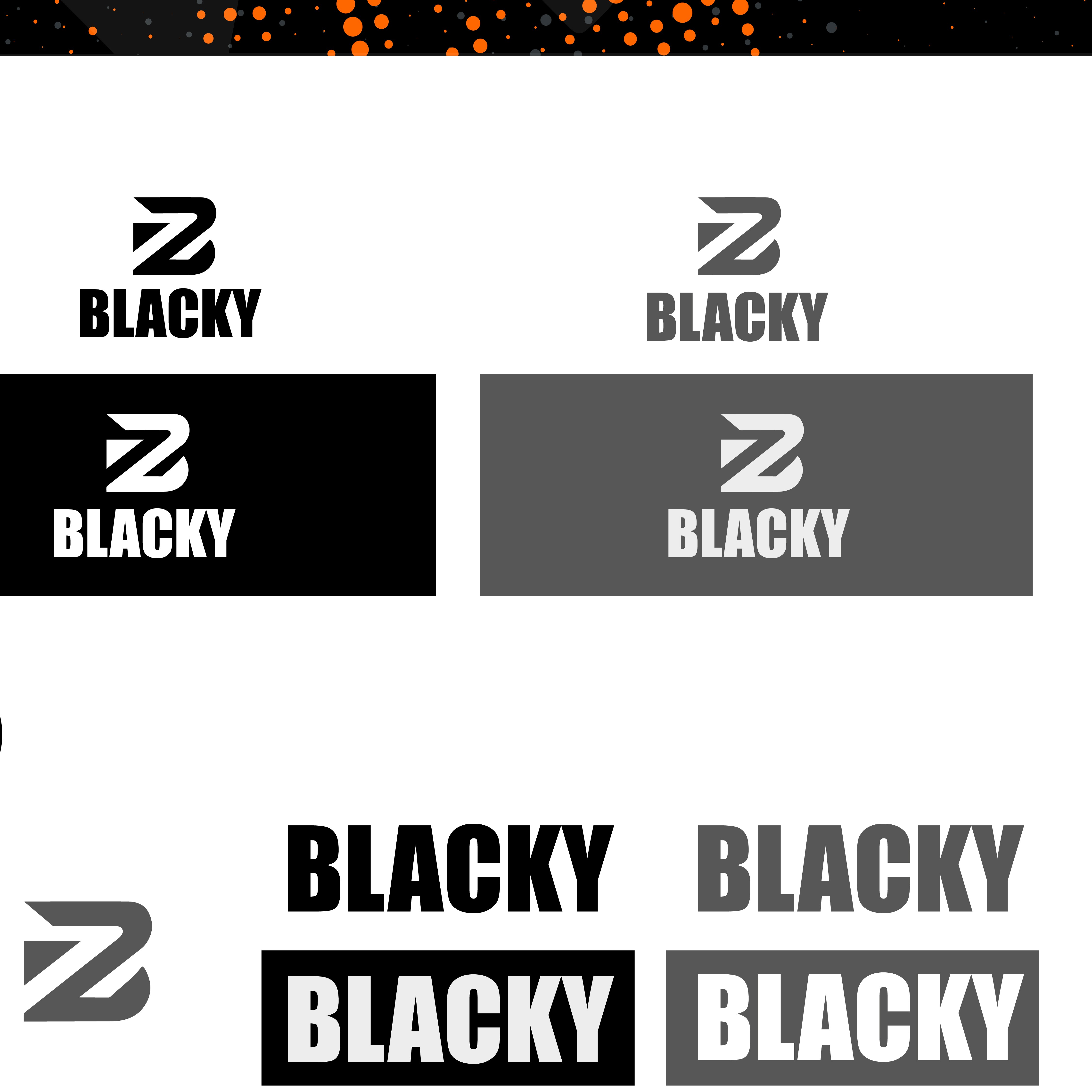 Rediseño de logo y branding para Blacky Suplementos